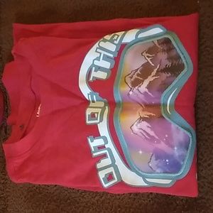 Animated out of this world long sleeve t shirt